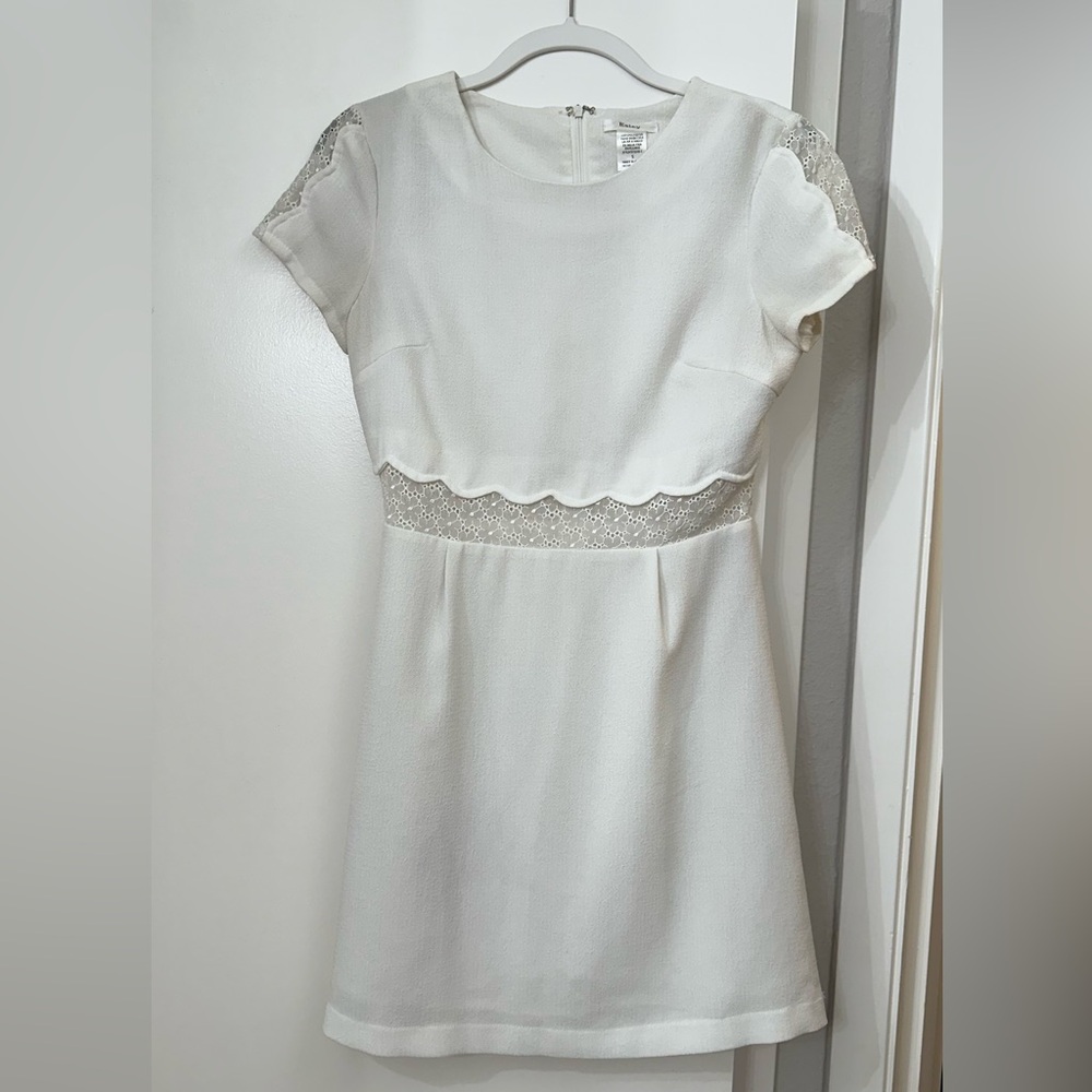 Ivory Lace Mini Dress